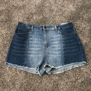 So Curvy High Rise Jean Shorts